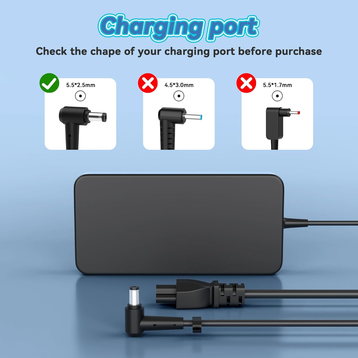 120W 6A Charger Compatible with Asus NUC 10 11 12 13 14 15 Pro Kit Mini PC Nuc13Vyki7 ROG Swift PG279QM ROG Strix XG349C Gaming VG289Q VG32U Monitor image number 5