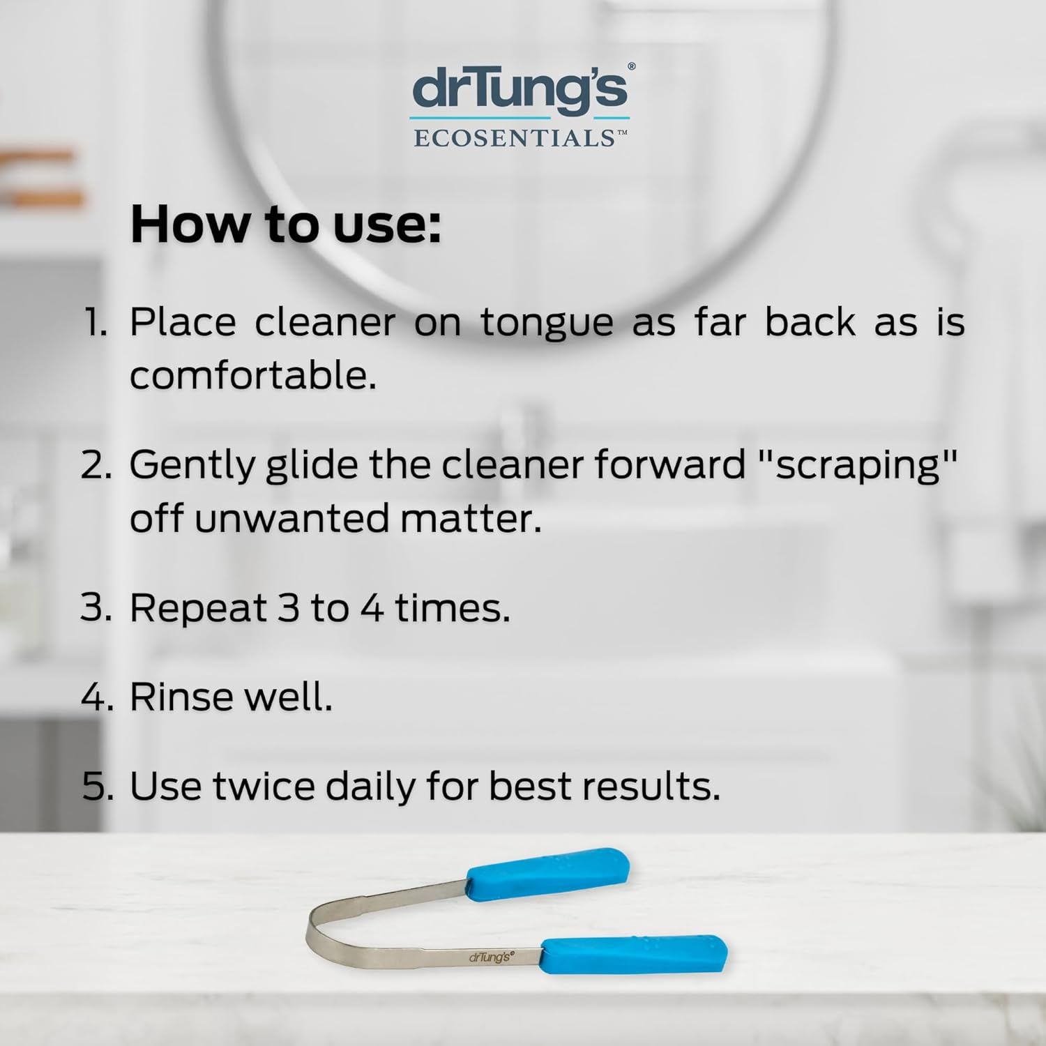 DR. TUNG'S TONGUE CLEANER, 1 Count image number 1