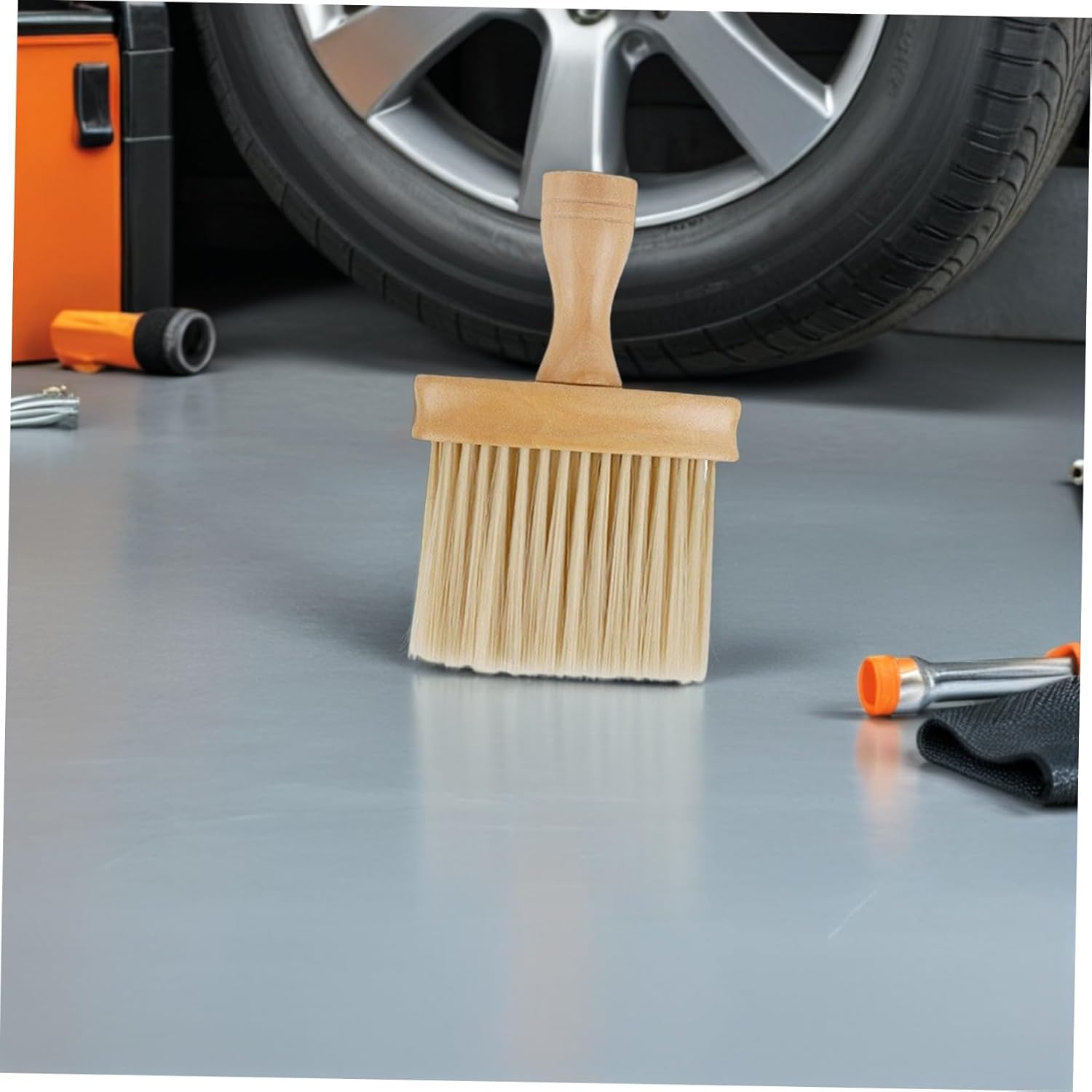 Luxshiny 3Pcs Car Air Vent Cleaning Brushes Soft Bristles Automotive Interior Dust Remover Air Conditioner Outlet Cleaning Tool image number 1