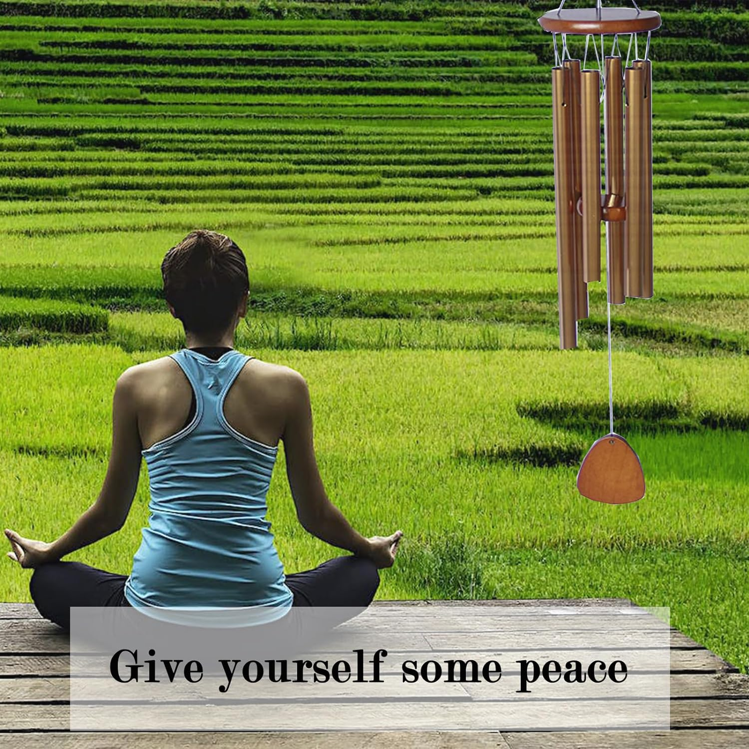 Wind Chimes,Wind Chimes Outdoor,Memorial Wind Chimes,Deep Soothing Melody Wind Chime, Commemorating Gifts Home Outdoor Decor Backyard Decor image number 4