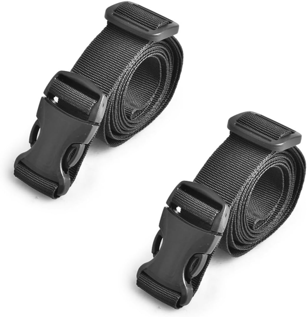 TOGEVAL 12Pcs Practical Outdoor Luggage Tie down Straps Luggage Straps for Suitcases Tie down Belt Lashing Fastening image number 5