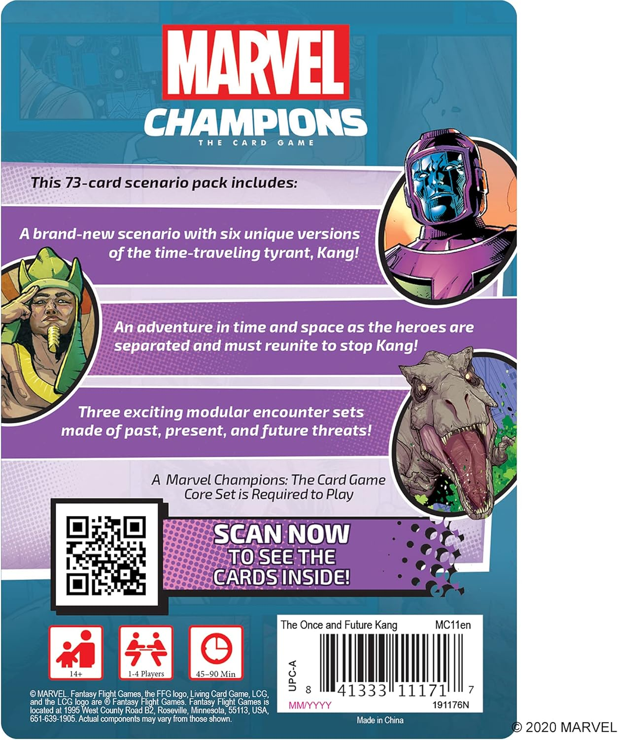Fantasy Flight Games Marvel Champions LCG the Once and Future Kang Card Game image number 3