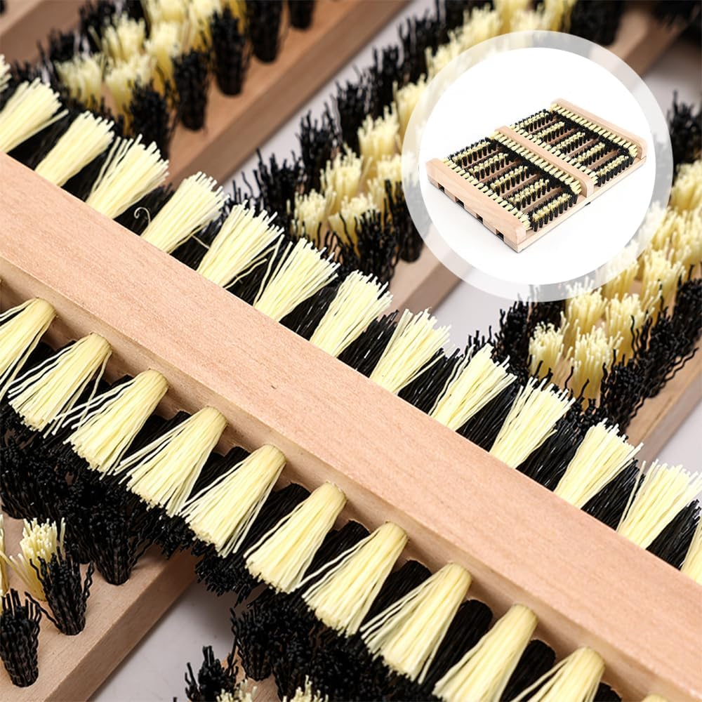 TOMVAES Boot Scraper Brush,Flat Door Scrubber Mat,All Weather Shoes & Boots Cleaner,Removes All Outdoor Dirt, Snow, Mud and Sand.Hiking Cleaner image number 1
