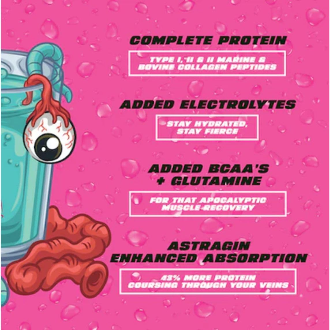 Zombie Labs Protein Water 50 Scoops Sinister Strawberry Pineapple image number 4