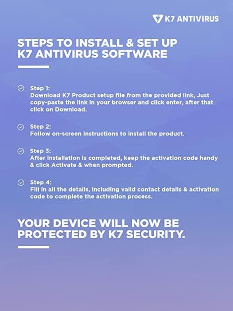 K7 Antivirus Premium Antivirus Software 2024 for Laptop/Pc|1 User,1 Year| Antivirus, Internet Protection,Threat Protection -No CD image number 2