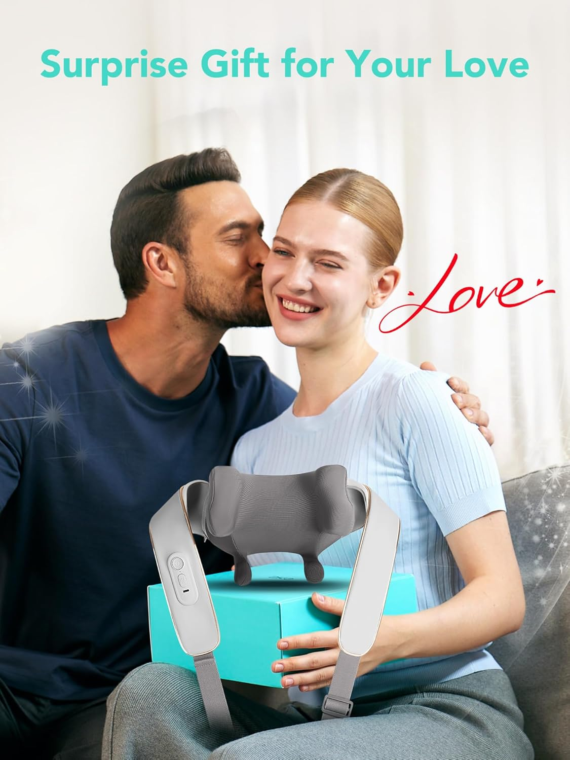 SKG Neck Massager for Pain Relief Deep Tissue, 6D Cordless Shiatsu Neck and Shoulder Massager with Heat for Neck, Back, Shoulder, Legs, Electric Kneading Massage Use at Home Office Car, H5 Mini image number 3