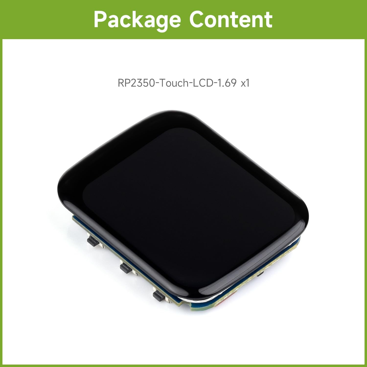 Waveshare RP2350 Microcontroller Development Board, with 1.69Inch Touch LCD, Rounded Corners, Dual-Core & Dual-Architecture Design, 16MB Flash, Accelerometer and Gyroscope Sensor image number 3