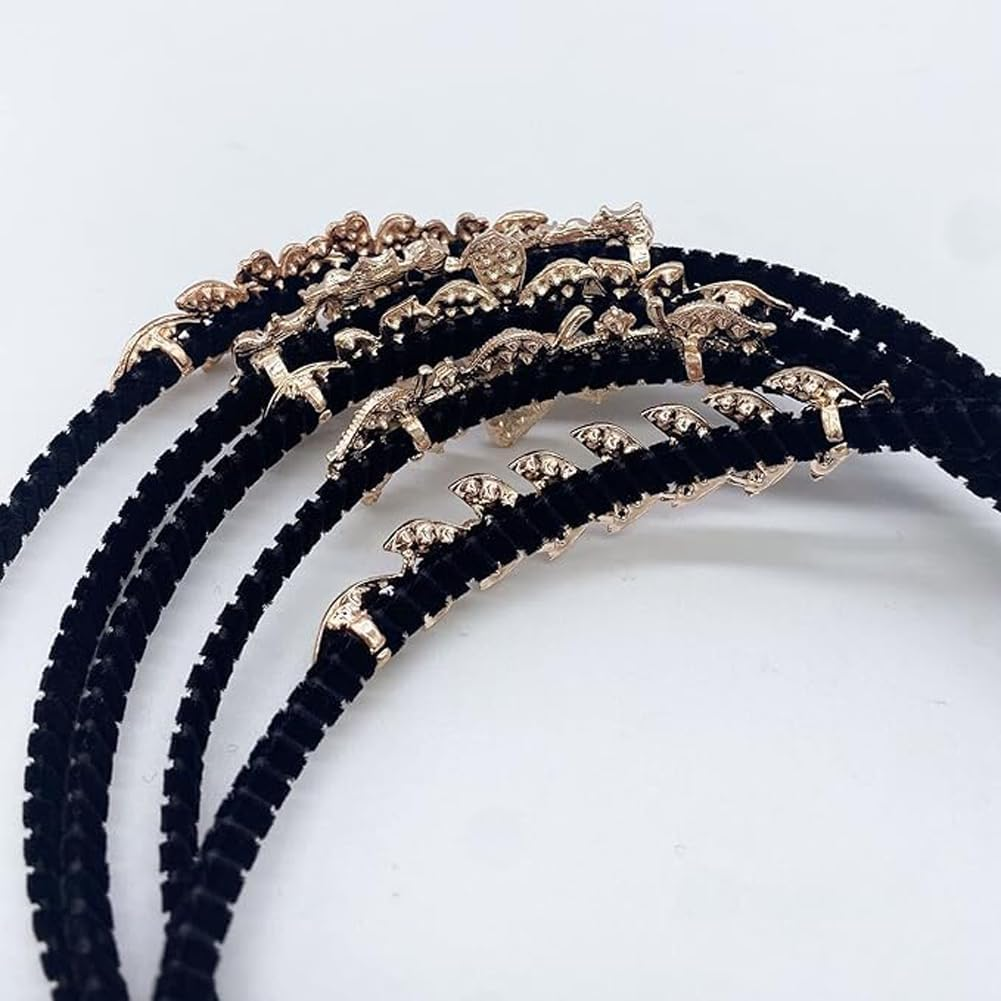 5 Styles Crystal Hair Band for Women Headbands, Fashion Hairband Flower Leaf Jewelry Rhinestone Head Hoop Cute Beaded Elegant Bling Headwear Accessory Wedding Bride