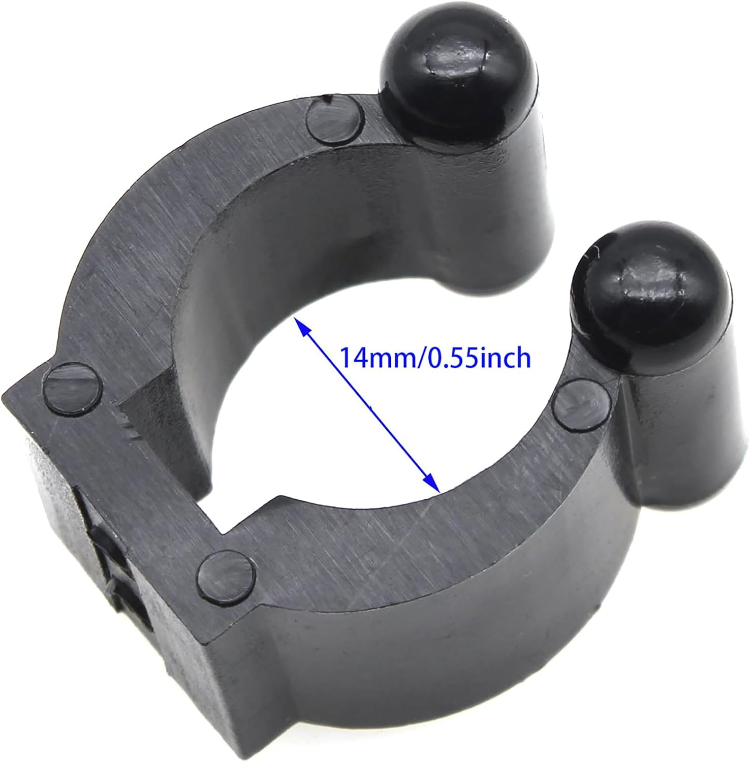 FDXGYH Billiards Snooker Cue Locating Clip 6 Pcs Plastic Holder Cue Clips Fishing Rod Storage Clips for Storage (Black,Small)