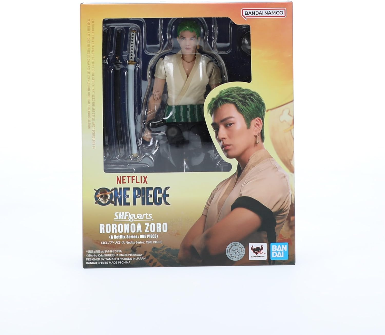 Tamashii Nations - S.H.Figuarts Roronoa Zoro (A Netflix Series: ONE Piece) Action Figure image number 4