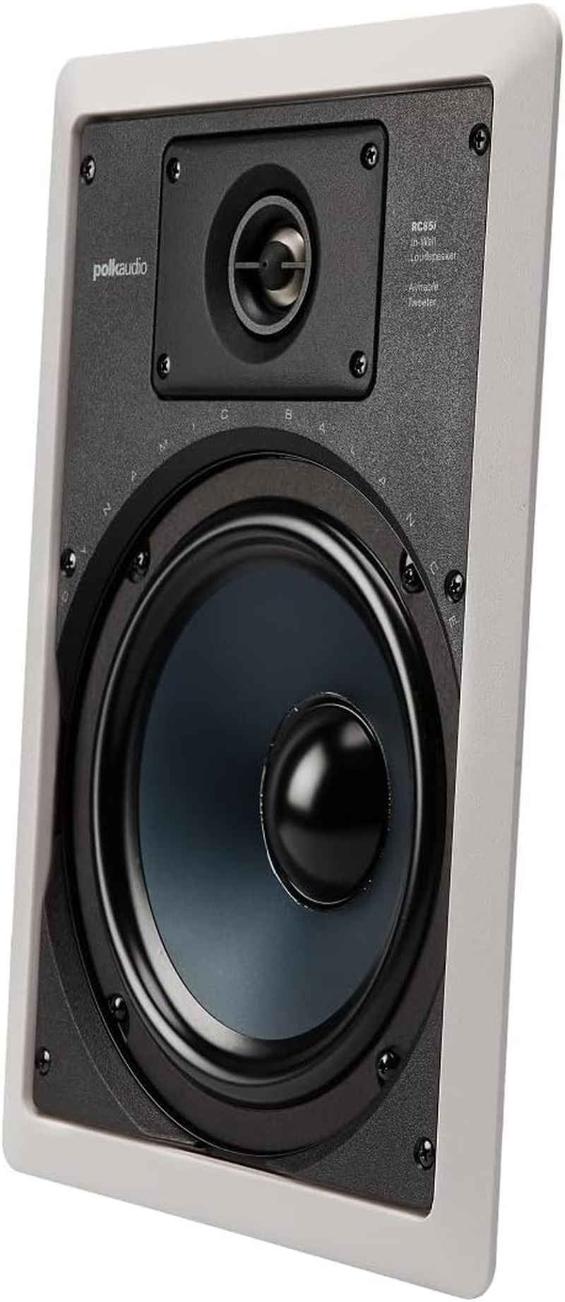 Polk Audio Rc85I 2-Way In-Wall Speakers (Pair, White)