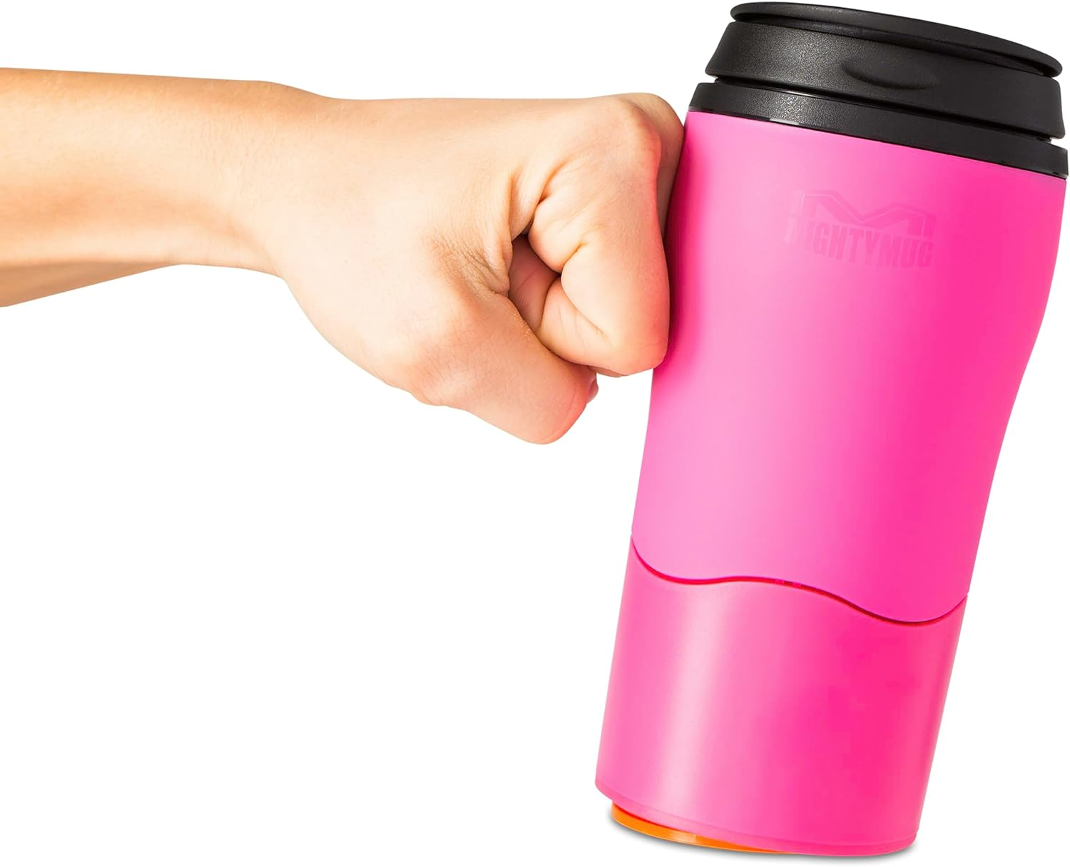 Mighty Mug Plastic Travel Mug, No Spill Double Wall Tumbler, Cold/Hot, Cup-Holder Friendly, Dishwasher Safe, (Teal, 12Oz)