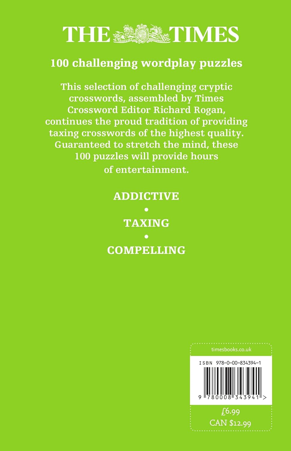 The Times Cryptic Crossword Book 24: 100 World-Famous Crossword Puzzles image number 3