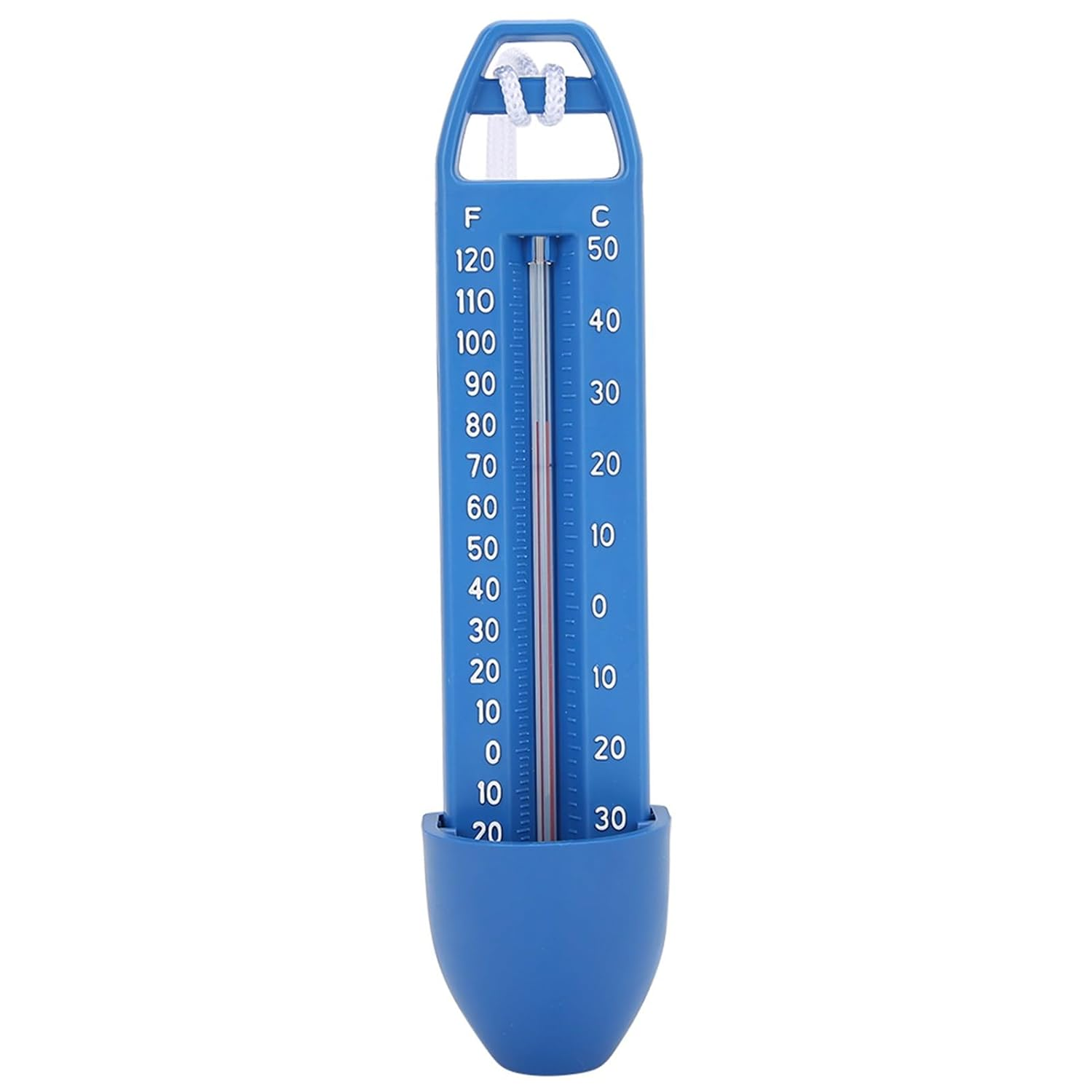 Pool Thermometer, Shatterproof Plastic, Accurate Water Temperature Reading, Ideal for Swimming Pool Spa Hot Spring 16.5X3.7Cm image number 4