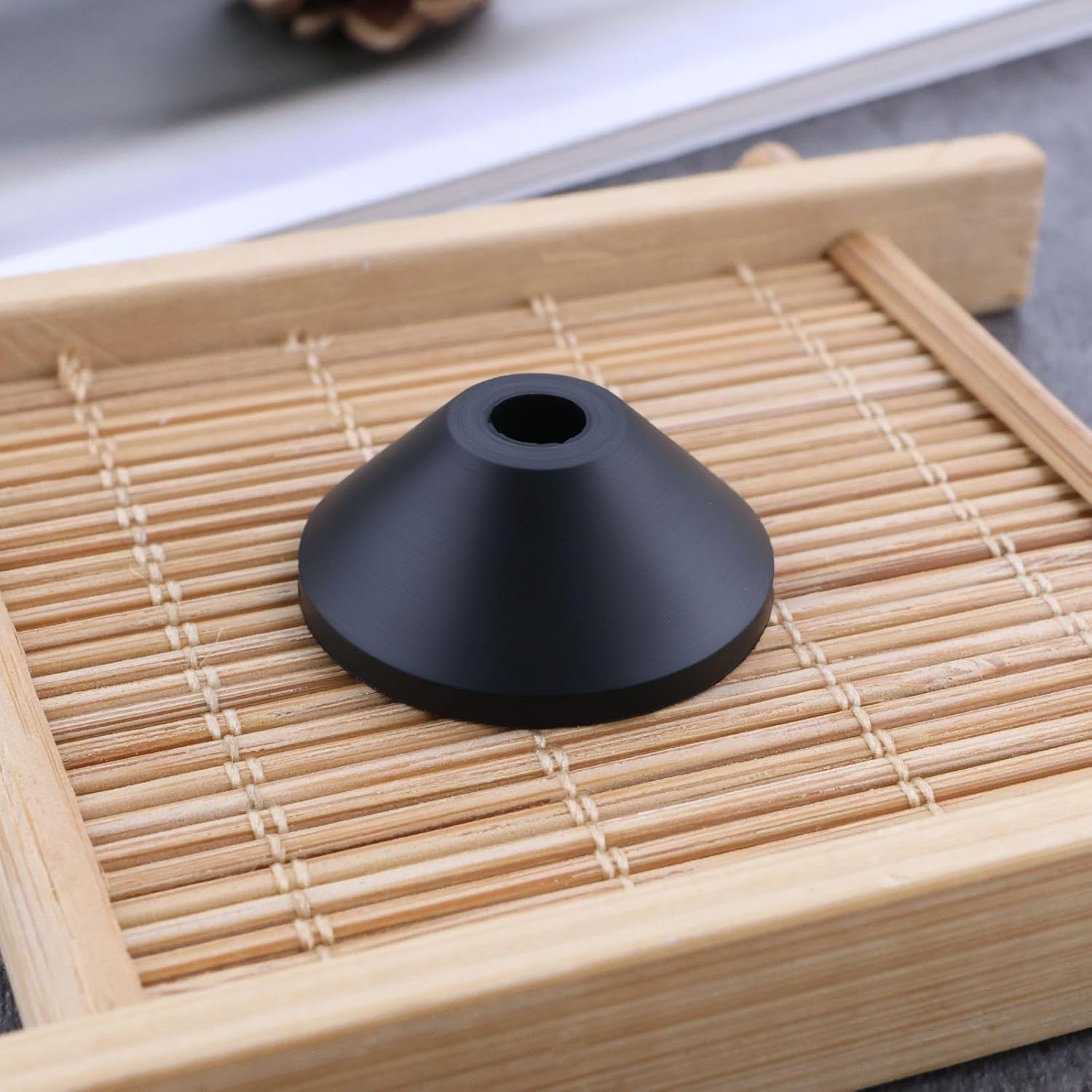 10Pcs M6 Toilet Bolt Rubber Washers for Toilet Seat Hinge Fitting Replacement 25Mmx10Mmx10Mm Toilet Tank Screws Conical Non Slip Washers Black image number 3