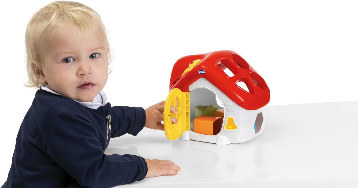 Chicco, Casina ABC Lights & Sounds, Electronic Shapes of Built-Ins, Interactive Bilingual Educational Game, +50 Words, Phrases and Songs in Italian and English, Lights, 4 Shapes, Games For image number 4