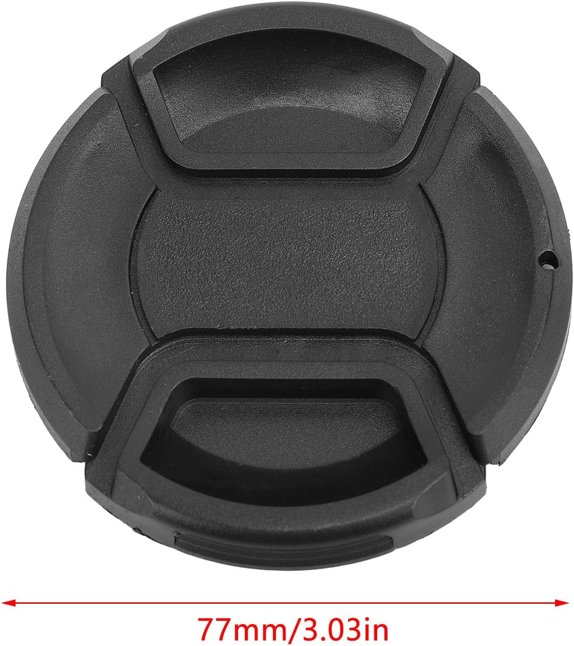 Wisoqu Front Lens Cap Cover, Center Pinch Lens Cover with Anti-Loss Keeper Leash, for Camera Accessories (77Mm) image number 1