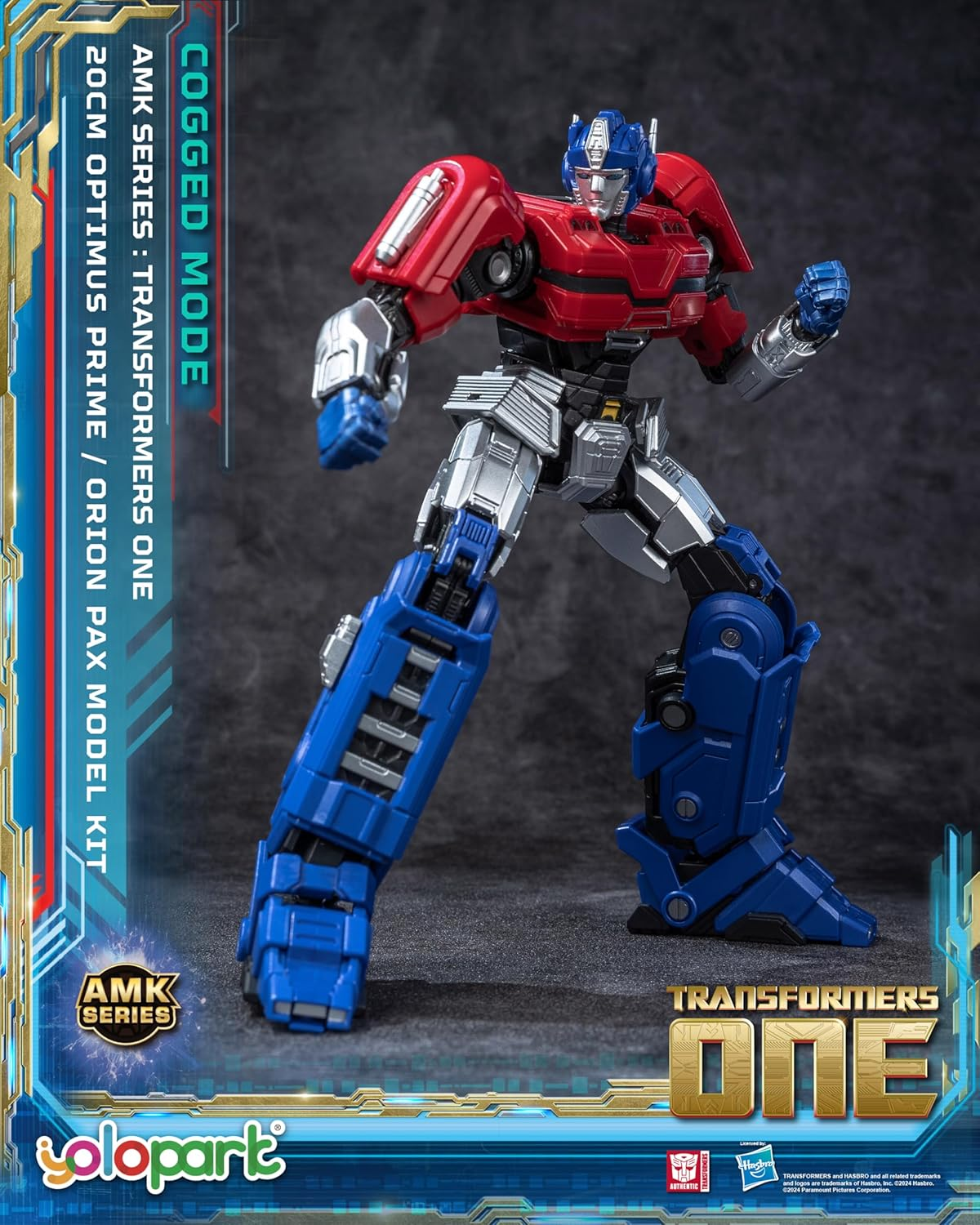Transformers ONE - 20Cm Orion Pax [Optimus Prime] Cogged Mode Model Kit - AMK Series image number 2