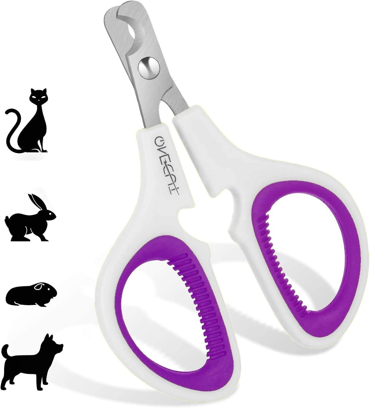 Onecut Cat Nail Scissors - Nail Scissors for Dogs, Professional Pets Nail Clippers with Non-Slip Handles Are Perfect for Rabbits, Dogs and Cats image number 2