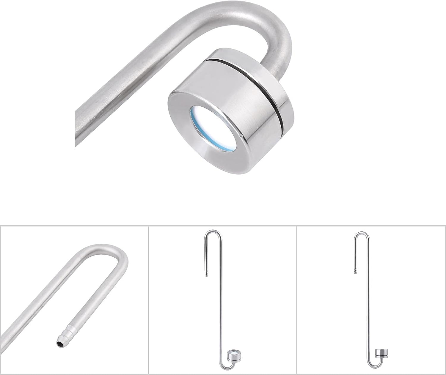 Joyzan Aquarium Co2 Refiner, Carbon Dioxide Diffuser Fish Tank Air Atomizer Stone Bubble Oxygen Aquariums Hydroponic Pumps Atomiser for Plant Reactor Plants Circulation System Pond Planted Equipment image number 1