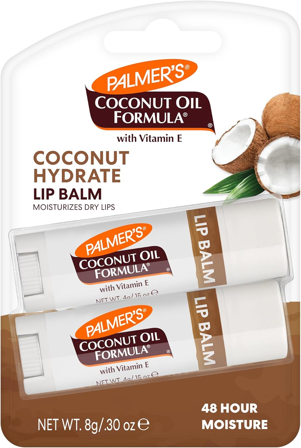 Palmer'S Coconut Oil Formula Lip Balm Duo, All-Day Moisturization, Hydrates Dry, Cracked Lips (Pack of 2) image number 5