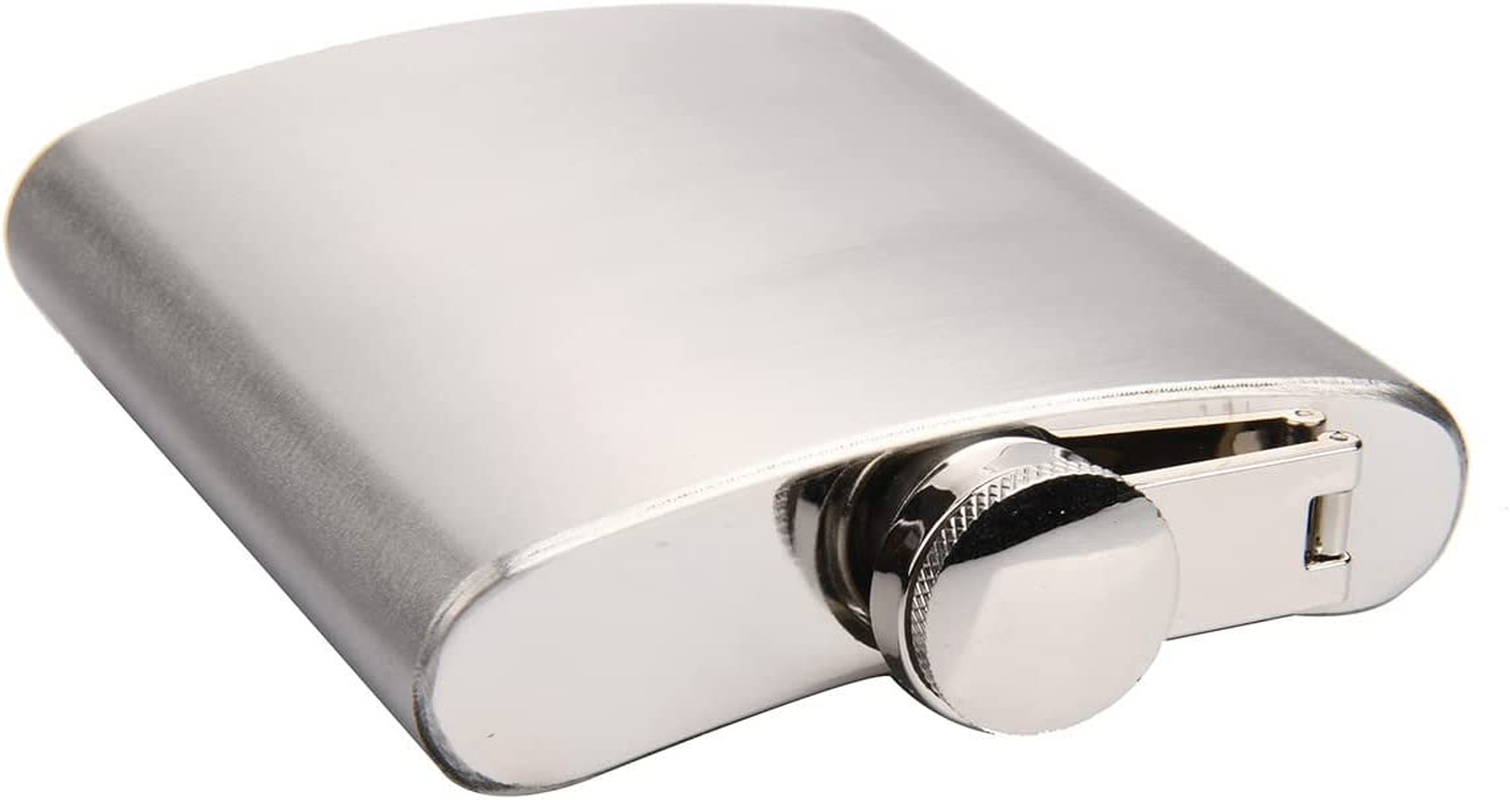 Ariv Hommey Hip Flask 7Oz Stainless Steel Wine Whiskey Liquor Alcohol Bottle