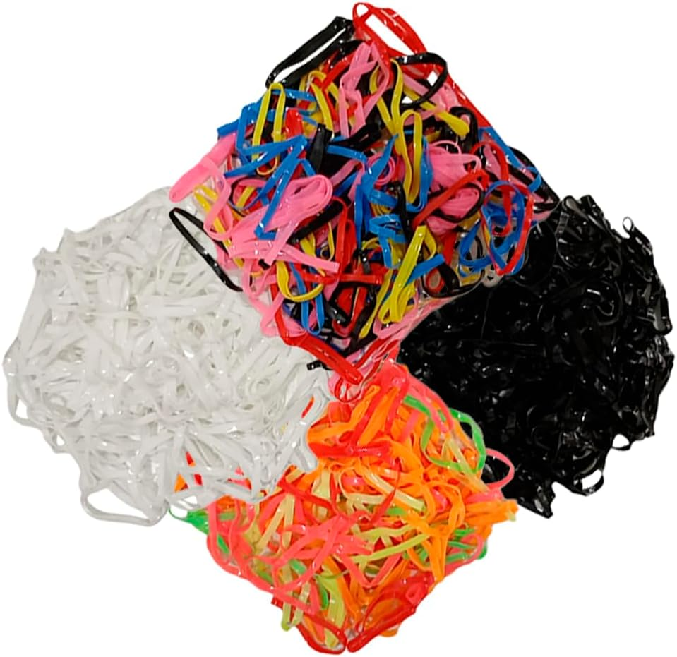 JYC CREATIVE Girls Hair Bobbles Scrunchies (Assorted, Pack of 570) image number 6