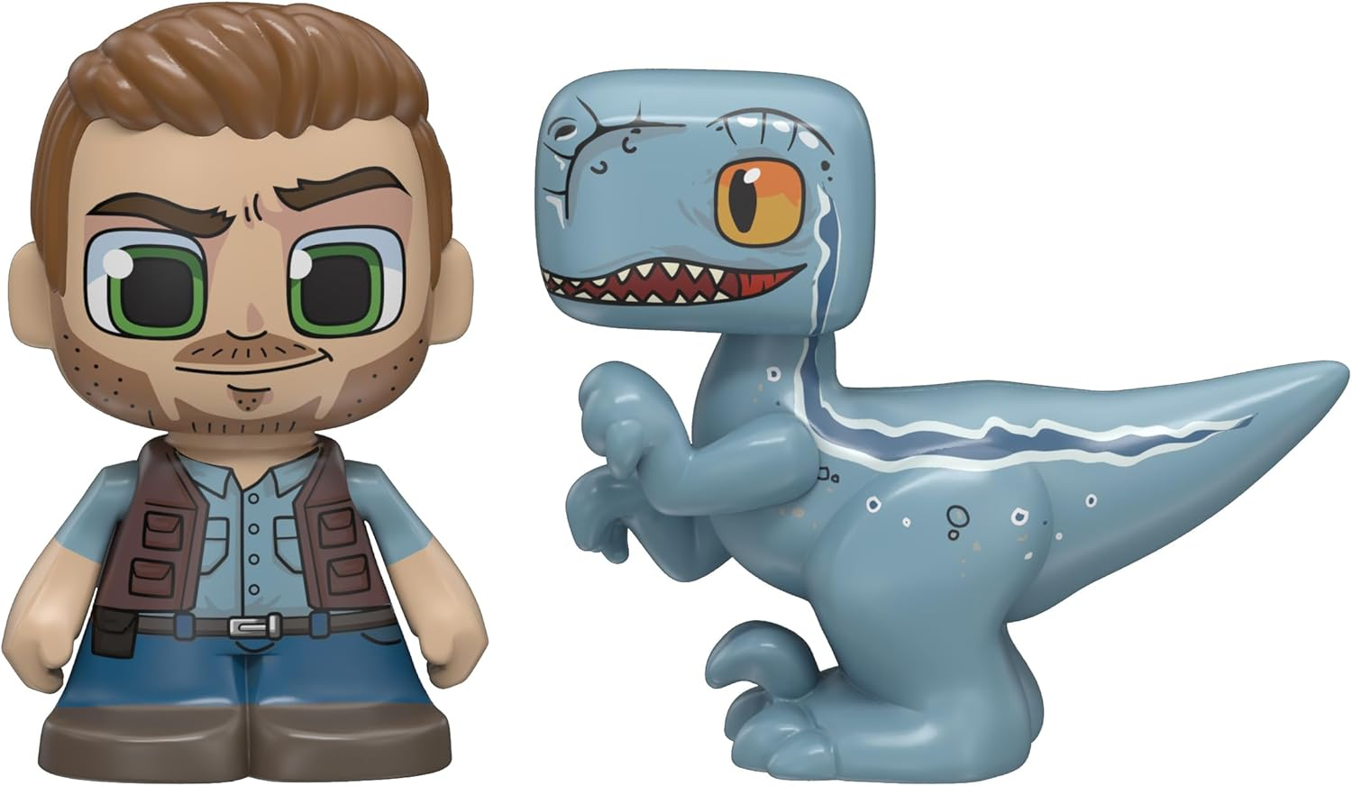 TILE TOWN Jurassic World Dino Rescue Magnetic Tiles Construction Building Set + Figures + Car, Kids 3-5+, New Action Tiles for Action Play, Realistic Builds, STEM Creative Toy image number 5