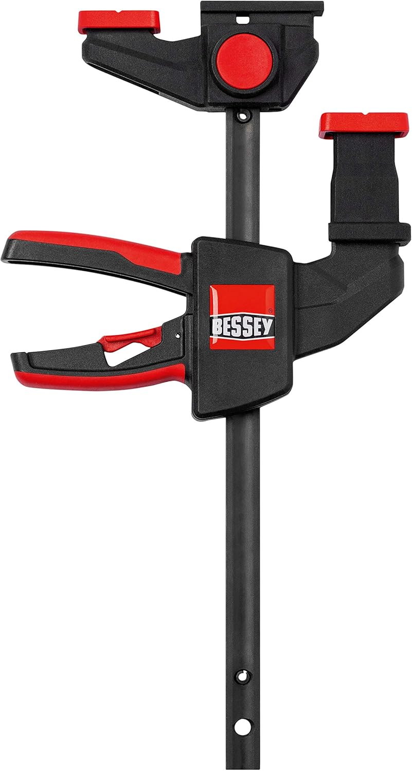 BESSEY EZR-SET, 6 In., One Hand Table/Track Clamp, Multi-Use