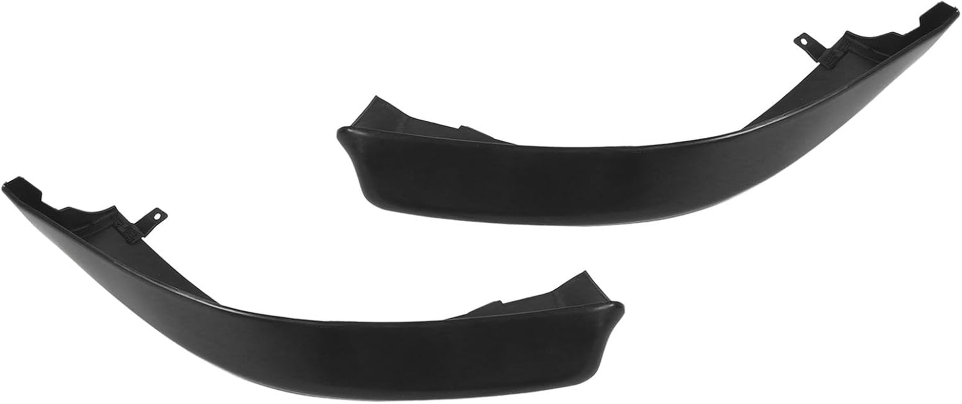 Front Bumper Spoiler, 2Pcs ABS Snap on Front Bumper Side Spoiler Replacement with Screw Kit for Mitsubishi Lancer DE GTS ES VR‑X Aspire, Front Bumper Lip Spoiler, Car Accessories image number 5