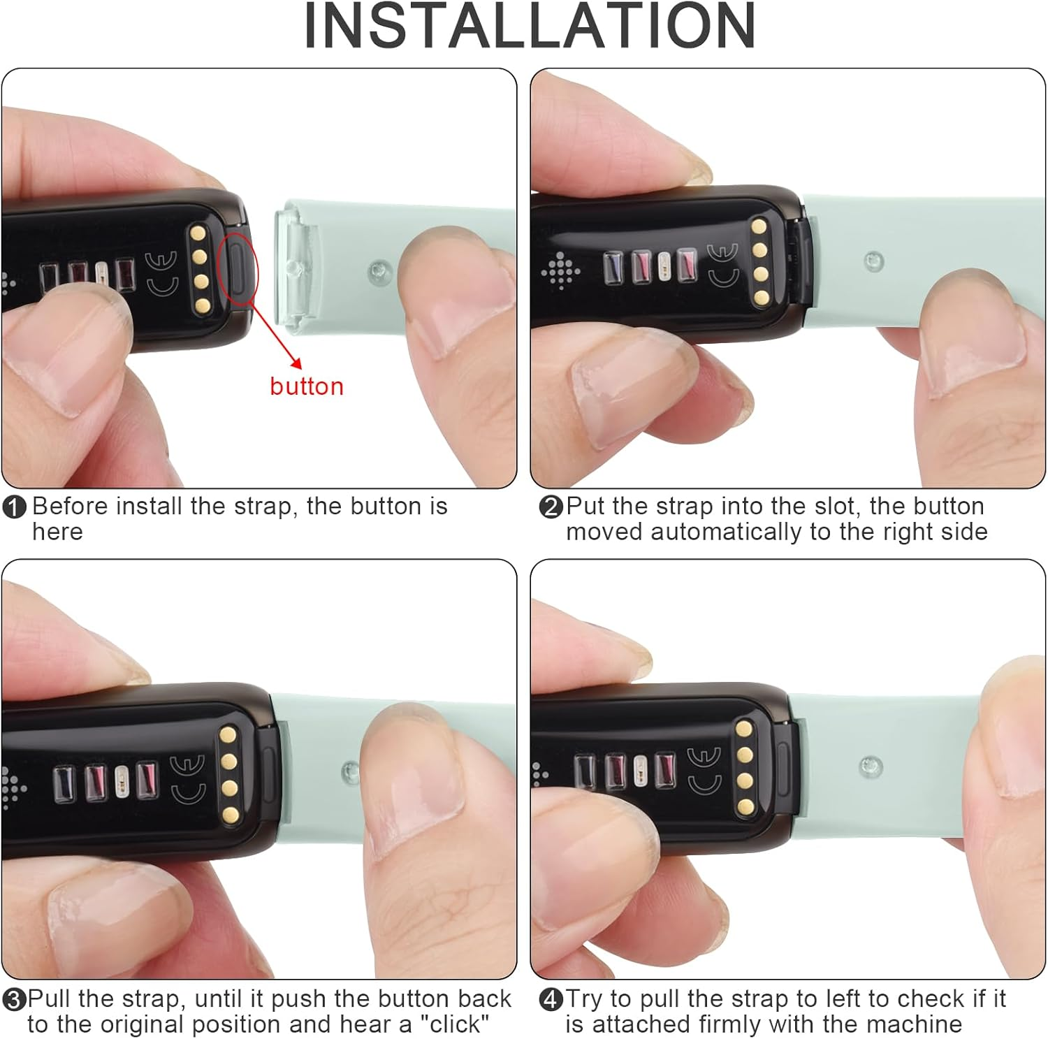 [3 Pack]Sport Bands for Fitbit Luxe Bands Women Men, Soft Classic TPU Small Large Adjustable Comfortable Replacement Strap Wristbands for Fitbit Luxe/Luxe Special Edition Fitness Tracker image number 4