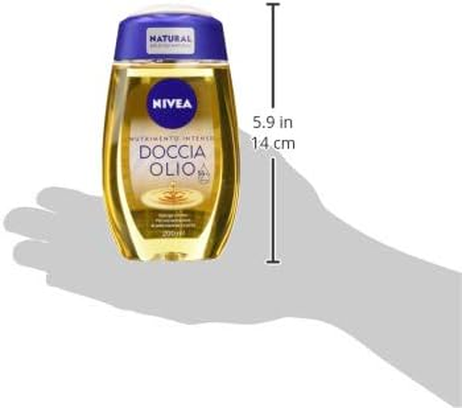 Nivea Natural Oil Shower - 6 Packs of 200Ml