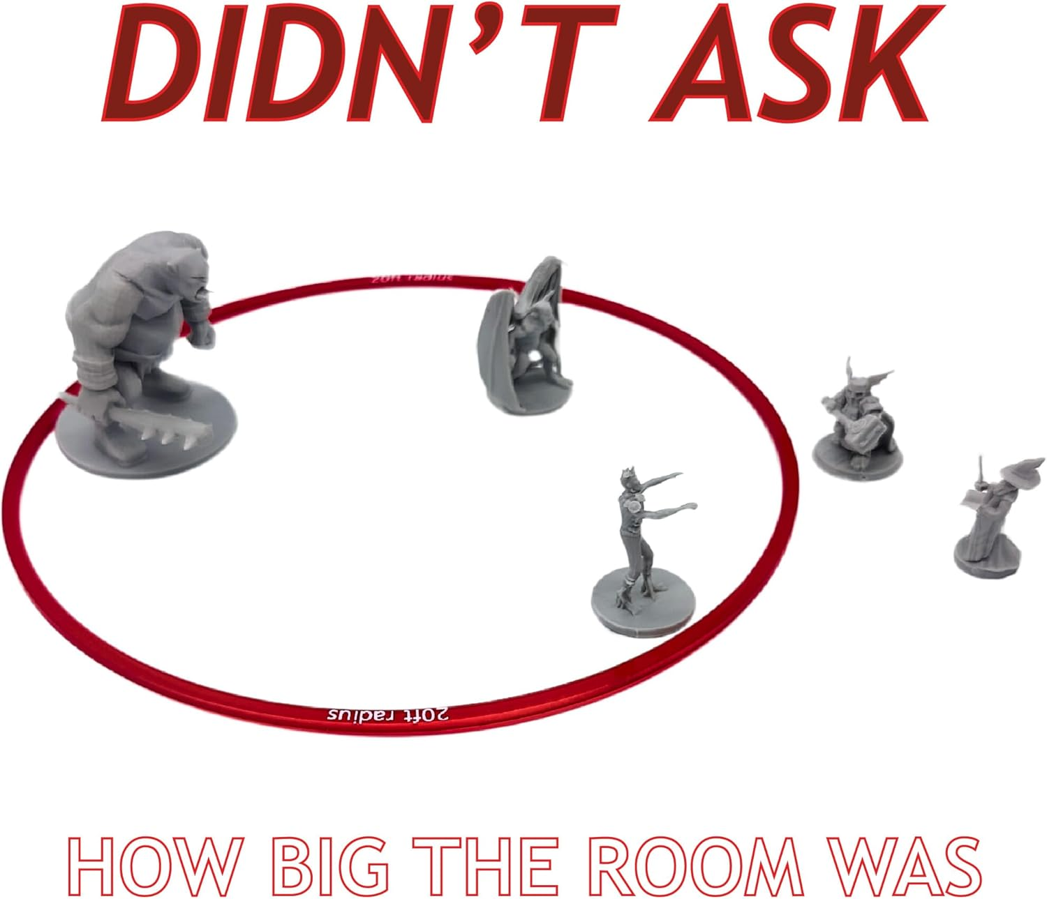 Futhark DND AOE Spell Templates, Set of 16 - Precise Acrylic Area of Effect DND Spell Effect Templates for Any RPG, DND Accessories for Dungeons & Dragons, D&D DM Gift (16-Piece Set of Frame) image number 1