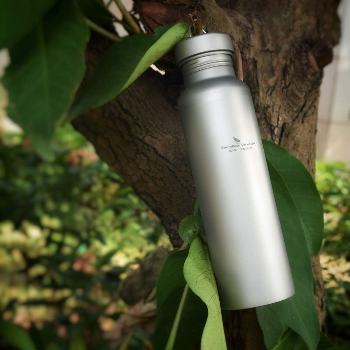 Boundless Voyage 800Ml Titanium Sports Bottle with Titanium Lid Outdoor Cycling Hiking Titanium Bottle image number 6