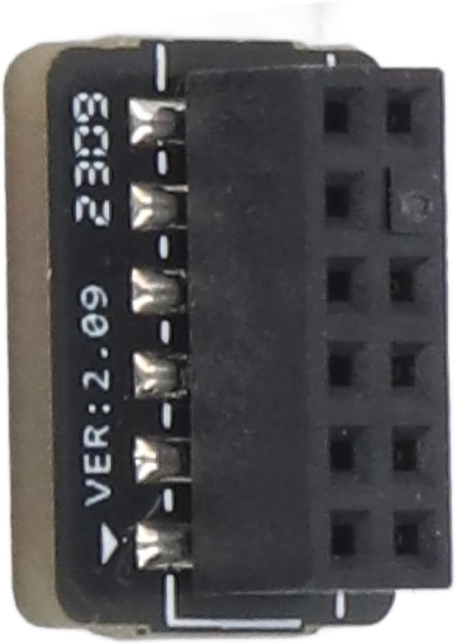 TPM 2.0 Encryption Security Module, SPI 12Pin Security Module for A520, B550, WRX80, X570S, B650, TPM Securitymodule for Motherboard image number 2