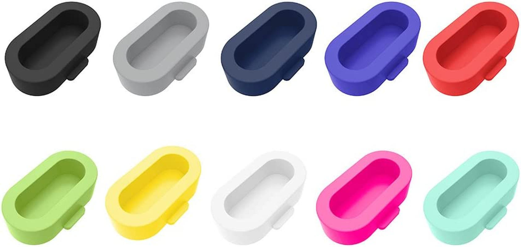 AWINNER Fenix 5/5S/5X/Plus/Forerunner 935 Dust Plug, Soft Silicone Charger Port Protector anti Dust Plugs Caps for Garmin Fenix 5/5S/5X/Forerunner 935 Watch (5-Black)