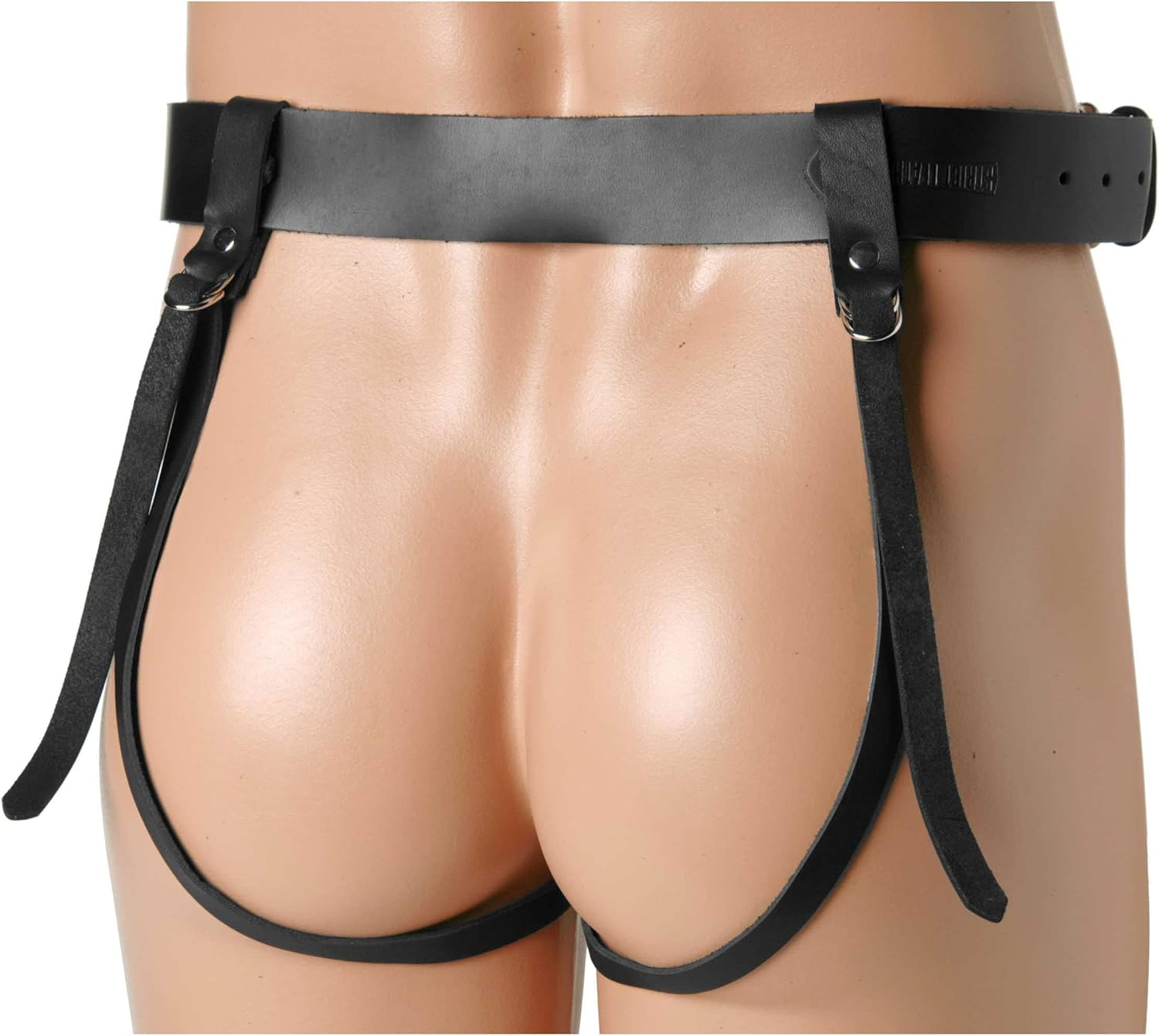Strict Leather Double Penetration Premium Dildo Harness for Men