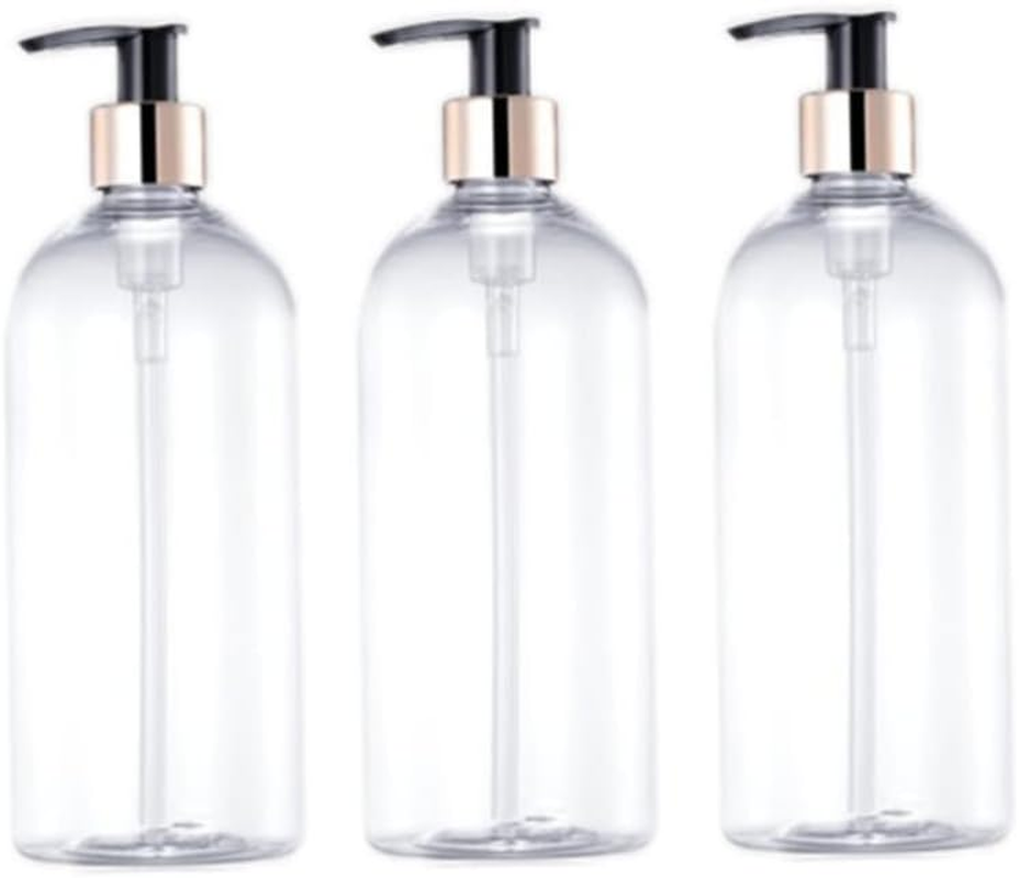 WOONEKY Airless Pump Bottles 250Ml Emulsion Bottle Plastic Refillable Dispenser for Travel image number 6