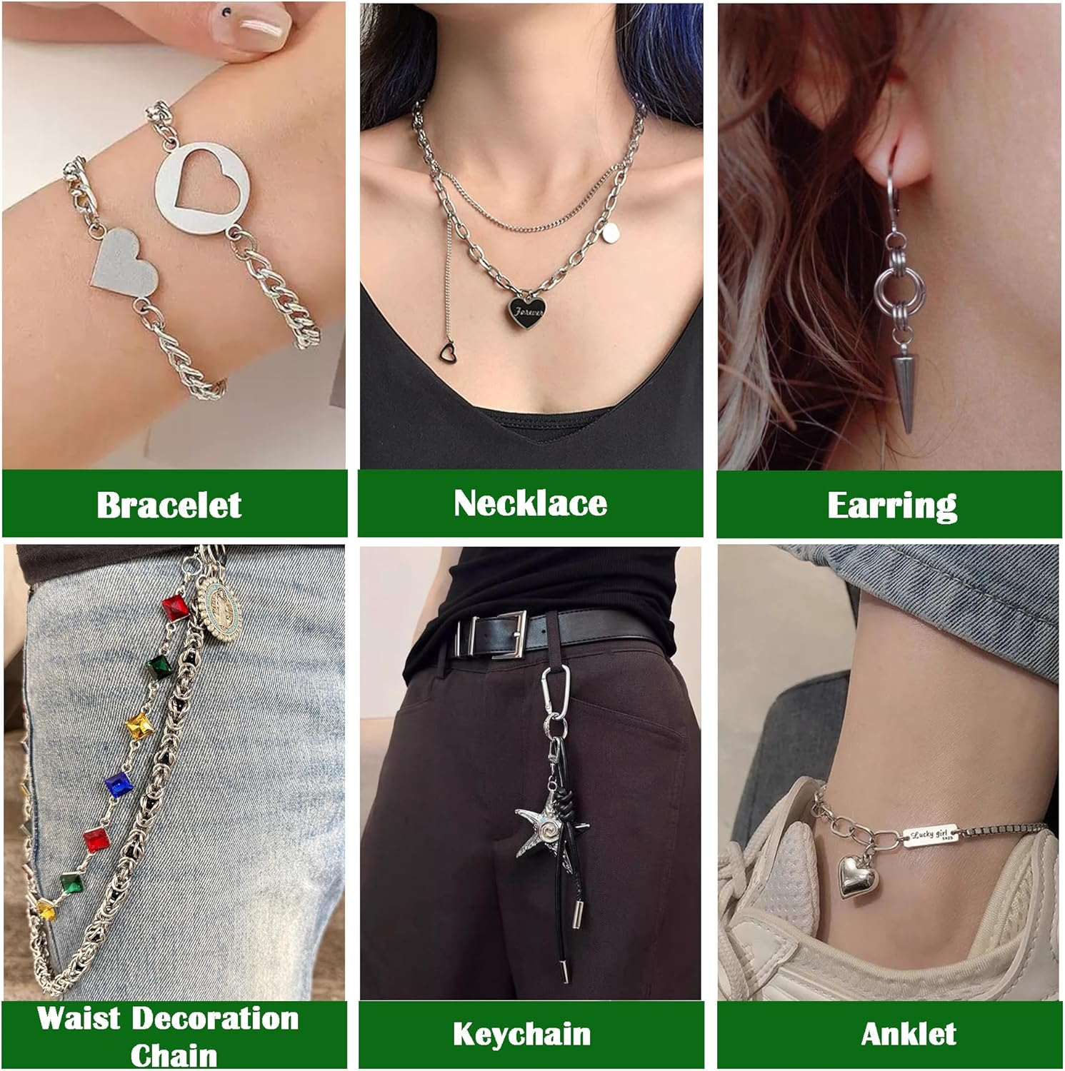 1000Pcs 10Mm Stainless Steel Jump Rings 18 Gauge Metal O Rings Close but Unsoldered Single Loop Connector Rings for Jewelry Necklaces Bracelet Earrings Keychain DIY Making image number 3