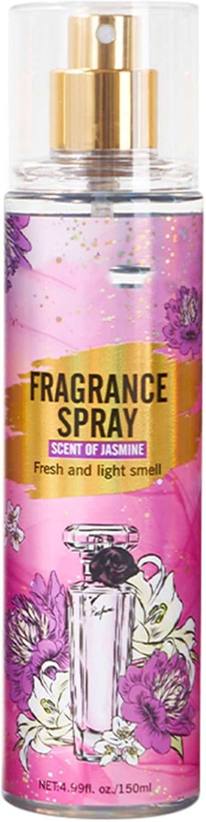 Linjinx Sheer Fragrance Perfume Spray Alcohol Free Long Lasting Body Mist for Women Daily Wear Rose One Size