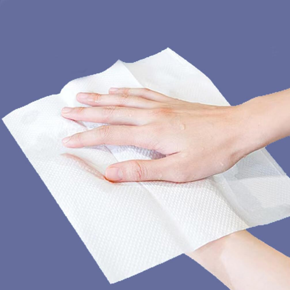 Gatuida 5 Bags Disposable Hand Towels for Bathroom Soft Absorbent Paper Guest Towels Disposable Decorative Bathroom Hand Napkins for Kitchen image number 2