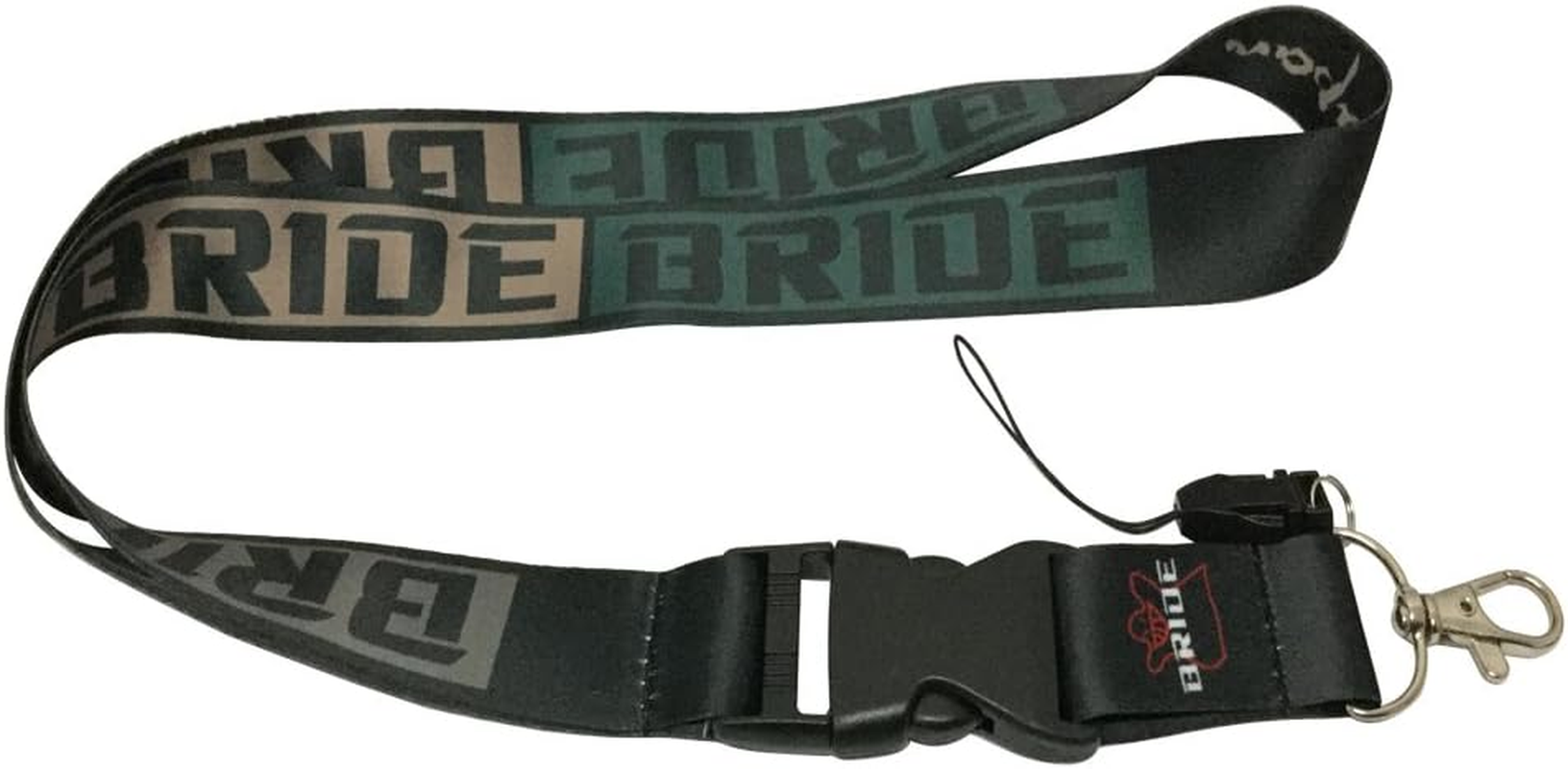 1Pcs Black Color USA Ship New Quick Release Neck Strap Lanyard Keychain Keyring Car Keys House Keys ID Badges Card for Speeding Car Performance Team Bride