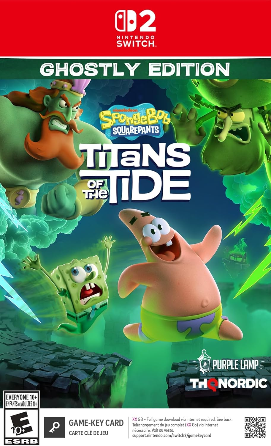 Spongebob Squarepants: Titans of the Tide: Ghostly Edition - Nintendo Switch 2 (Amazon Exclusive) image number 2
