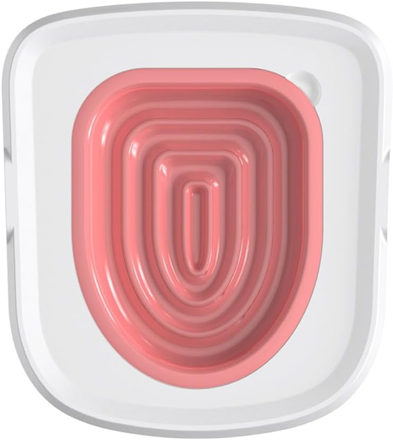 VENEKA Plastic Cats Toilet Training Kit Reusable Puppy Cats Litter Mat Cats Toilet Trainer Toilet Pets Cleaning Cats Training,B Easy to Use