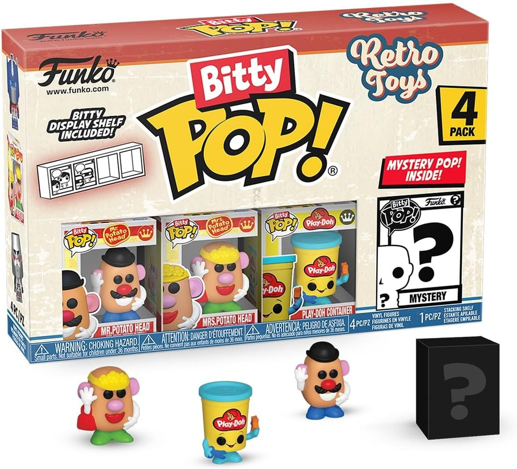 FUNKO Bitty POP!: Retro Toys - Mr. Potato Head 4-Pack image number 3