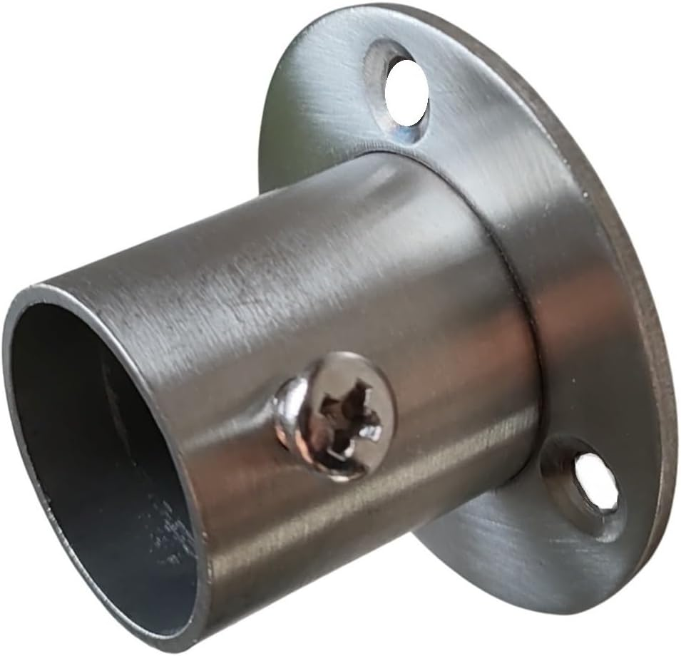 Flange Stainless Steel Flange Connection Wall Anchor Wall Flange Pipe Attachment Wall Floor 4 Pieces (22 Mm) image number 3