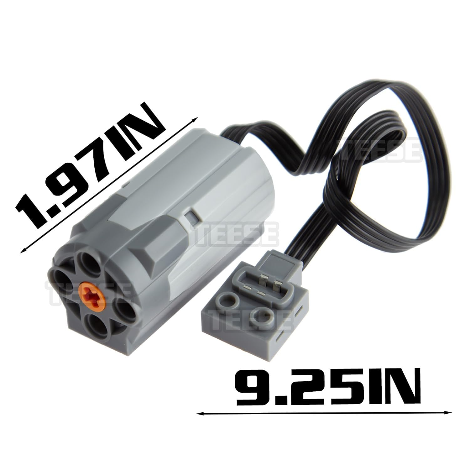TEESE 5Pcs Technic-Motor Set with Motor-Remote-Control-Receiver, Battery-Box, Compatible with Technic-Parts image number 1