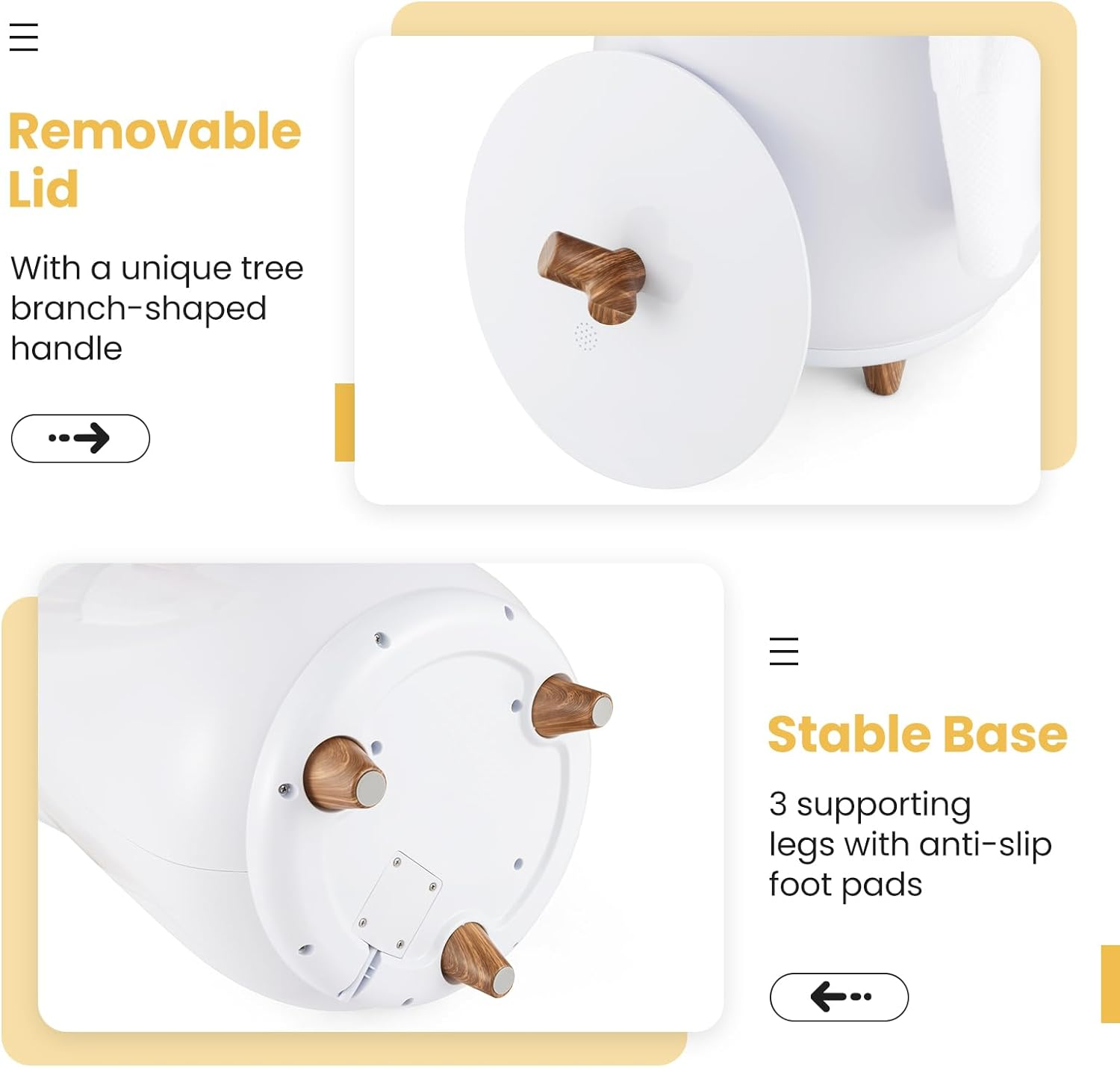 Costway Towel Warmer Bucket, 23L Large Luxury Bucket-Style Towel Warmer W/Fragrant Disc Holder, ETL Certified Bath Towel Warmer W/ 3-Level Heating, 20/40/60/90 Min Timer & Auto Shut Off image number 5