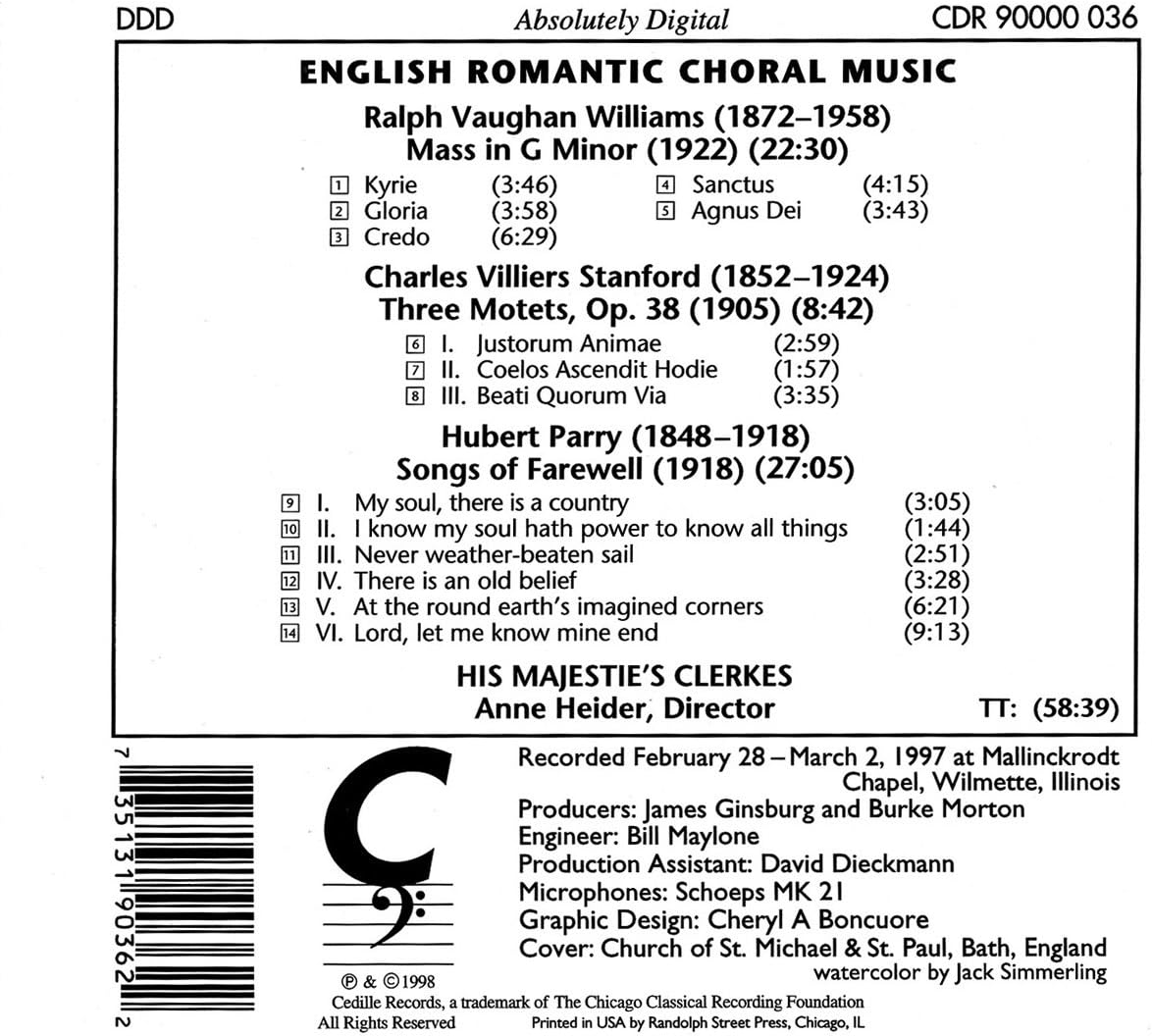 Hear My Prayer English Choral image number 1