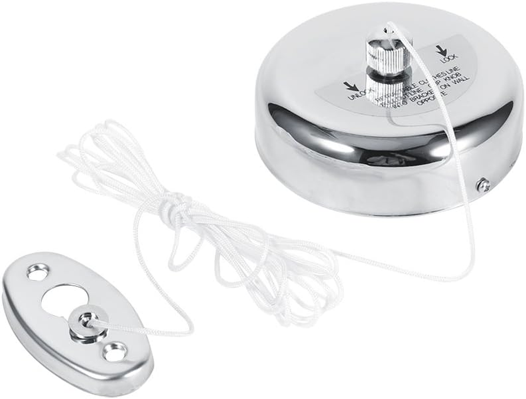 Alvinlite Retractable Clothesline|Wall Mounted String Hotel Style|Clothes Line Adjustable Line Dryer for Drying Clothes Outdoors and Indoors Stainless Steel image number 4